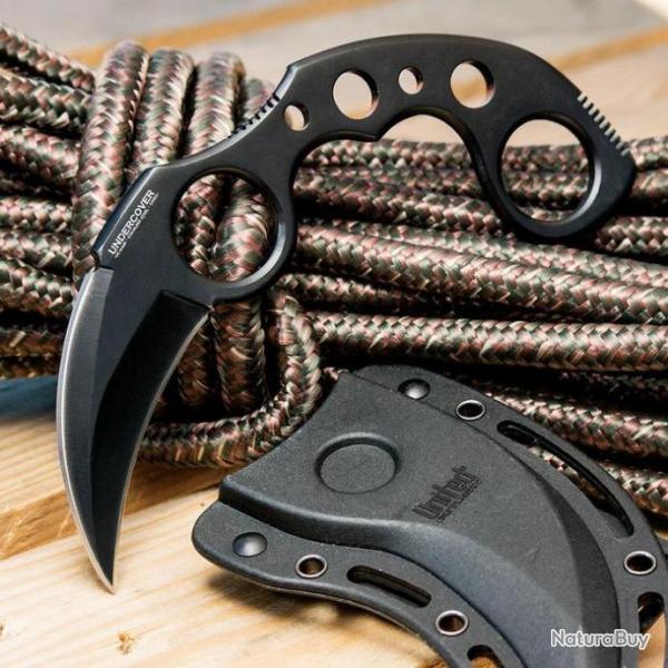 UNITED CUTLERY Undercover karambit avec gaine, noir