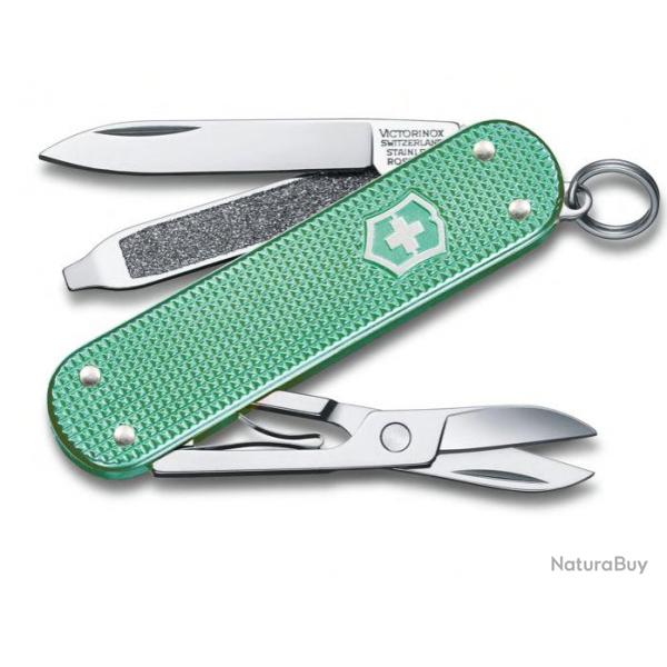 Victorinox 0.6221.221G Classic Alox Colors 58 mm Menthe