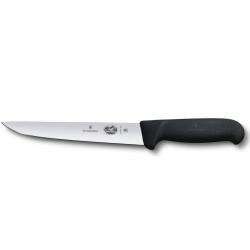 Victorinox 5.5503.18 Couteau à saigner/découper lame 18 cm manche fibrox noir