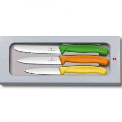 Victorinox 6.7116.31G Ensemble de trois couteaux d'office