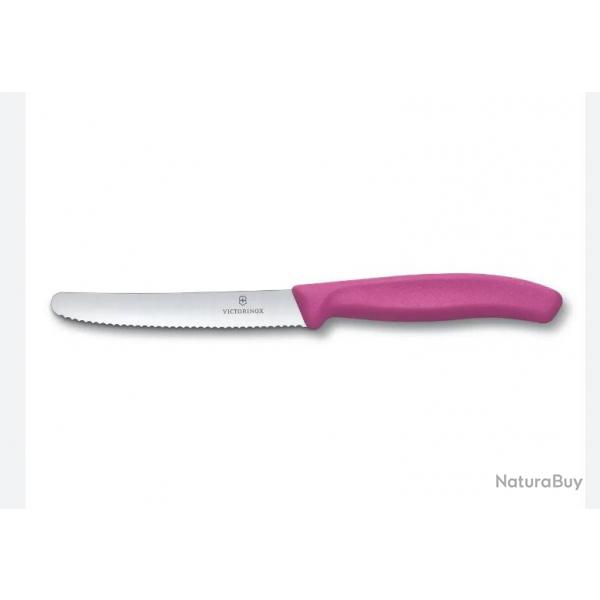 Victorinox 6.7836.L115 Couteaux de table Rose Fushia