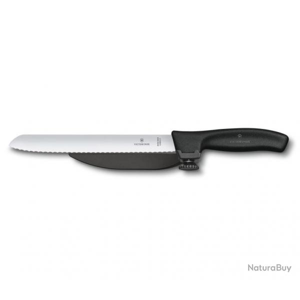 Victorinox 6.8663.21 Couteau au tranchant dent avec guide rglable