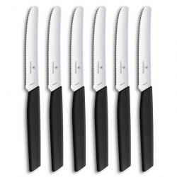 Victorinox Série Swiss Modern Pack de 6 Couteaux à tomates et de table