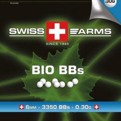 Airsoft - Billes bio 0.30g en sachet de 1 kg | Swiss arms (0000 3432)