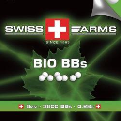 Airsoft - Billes bio 0.28g en sachet de 1 kg | Swiss arms (0000 3435)