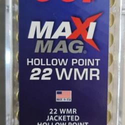 Boite de 50 Munitions CCI 22WMR Varmint Maxi Mag HP