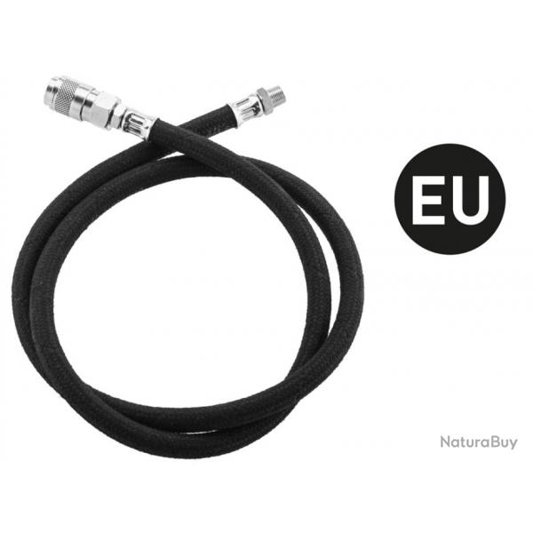 Flexible 0.90m tress 8mm HPA complet - 1/8 NPT EU - BO Manufacture