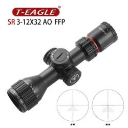 T-Eagle Lunette De Visée SR 3-12x32 AO FFP