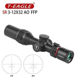 T-Eagle Lunette De Visée SR 3-12x32 AO