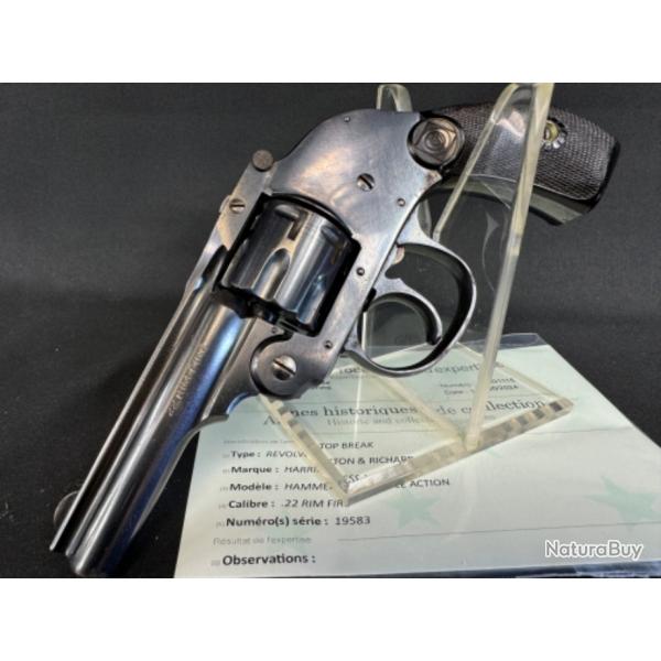 tare harrington hammerless 7 coups calibre 22 lr