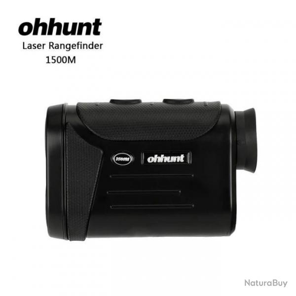 Ohhunt Telemetre Laser 1500M Noir Paiement en 3 ou 4 fois -