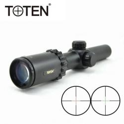 TOTEN Lunette De Visée 1-8X24L Réticule Illuminé paiement en 3 ou 4 fois -