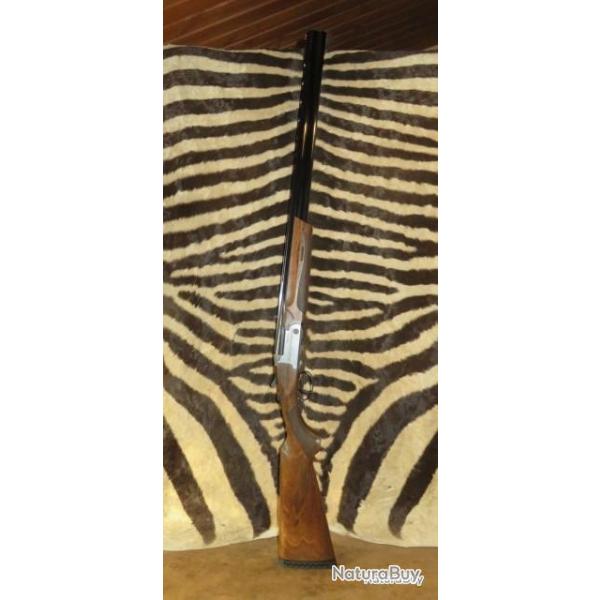 Fusil superpos FRANCHI Feeling acier cal.12/76 canons 71cm, jecteurs, mallette