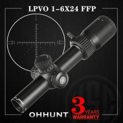 Ohhunt Lunette De Visée 1-6x24 IR Paiement en 3 ou 4 fois -