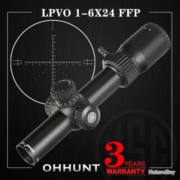 Ohhunt Lunette De Vise 1-6x24 IR Paiement en 3 ou 4 fois -