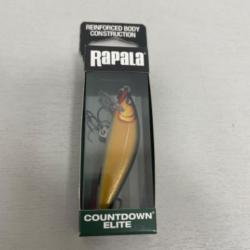 !! LEURRE RAPALA COUNTDOWN ÉLITE CDE75 col GILDED GOLD SHAD