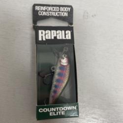 !! LEURRE RAPALA COUNTDOWN ÉLITE CDE55 col GILDED RAINBOW TROUT