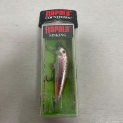 !! LEURRE RAPALA COUNTDOWN CD-5 col SILVER RAINBOW TROUT