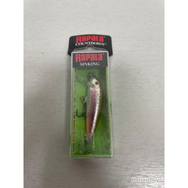 !! LEURRE RAPALA COUNTDOWN CD-5 col SILVER RAINBOW TROUT