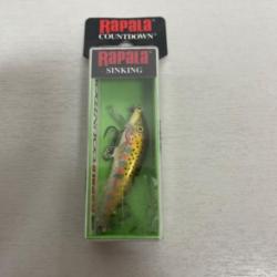 !! LEURRE RAPALA COUNTDOWN CD-5 col  RAINBOW TROUT