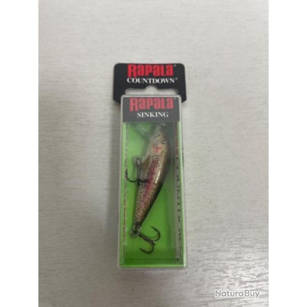 !! LEURRE RAPALA COUNTDOWN CD-5 col LIVE RAINBOW TROUT