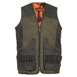 Gilet sans manche PERCUSSION réversible savane ghost camo blaze