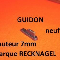 guidon longitudinal NEUF acier RECKNAGEL pour carabine hauteur 7mm - VENDU PAR JEPERCUTE (HU425)