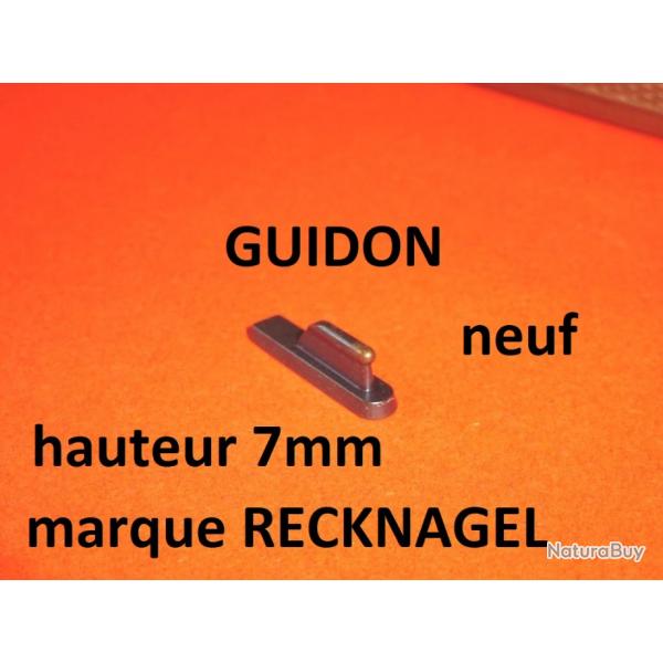 guidon longitudinal NEUF acier RECKNAGEL pour carabine hauteur 7mm - VENDU PAR JEPERCUTE (HU425)