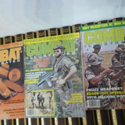 lot de 25 magazines "combat illustrated"