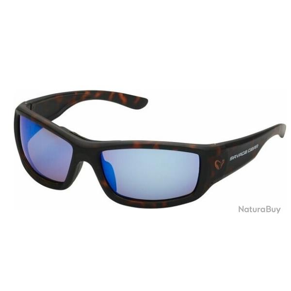 Lunettes polarisantes SAVAGE GEAR miroir bleu avec tui