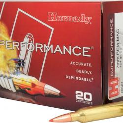 Munitions HORNADY cal.7mm rem mag sst superformance 154gr par 60