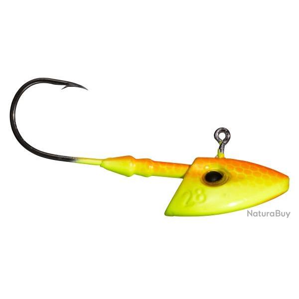 Ttes Plombes GUNKI G'Verti Orange Fluo Yellow 10g 3/0