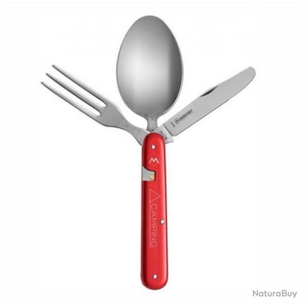 Couteau couvert camping "992.3", Couleur rouge [Mercury]