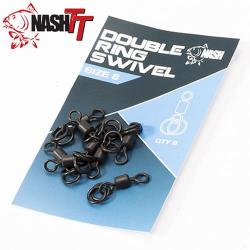 Emerillon à Anneau Nash Double Ring Swivel T8 (par 8)