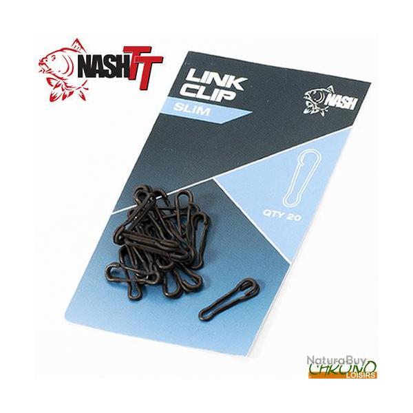 Agrafe Nash Link Clip Slim (par 20)