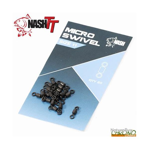 Emerillon Nash Micro Swivel T11 (par 20)