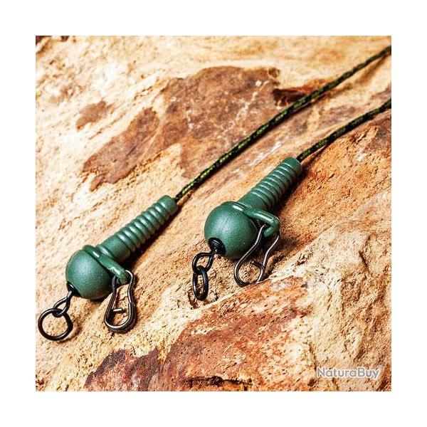 Montage Extra Carp Lead Core System & Safety Sleeves (par 2)