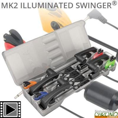 Balancier Fox MK3 2016 – Tête Articulée, œillet Lumineux, Finition Noire – Pour Pêche En Still-water