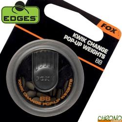 Plombée Fox Edges Kwik Change Pop Up Weights BB