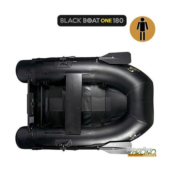 Bateau Pneumatique Carp Spirit Black Boat One 180 Lattes