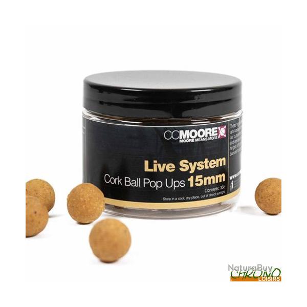 Pop Ups CC Moore Live System Air Ball 15mm (par 50)