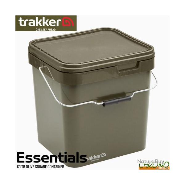 Seau Trakker Essentials Olive Square Container 17L