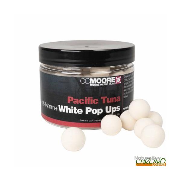 Pop Ups CC Moore Pacific Tuna White 13/14mm (par 35)