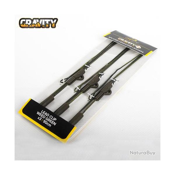 Montaje Carp Spirit Gravity Lead Clip 90cm (par 3)