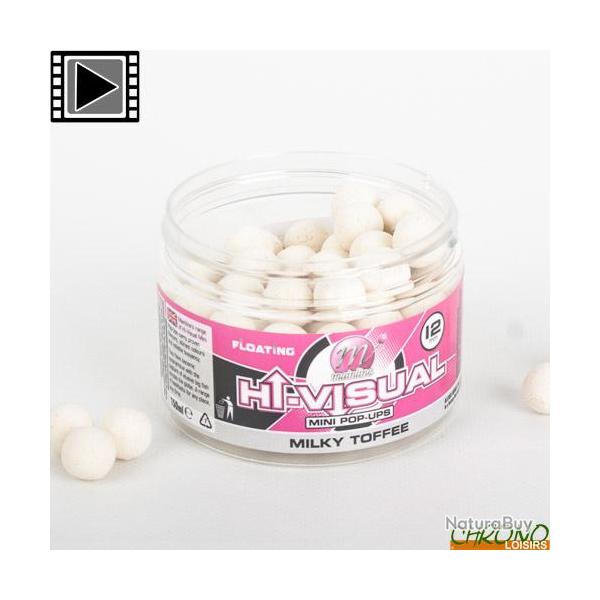 Pop Ups Mainline Fluo Hi Visual Milky Toffee 12mm 150ml