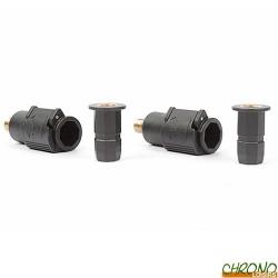 Attache Rapide Avid Carp Quick Click Adaptor (les 2)