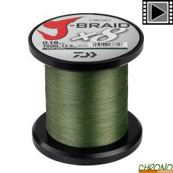 Tresse Daiwa Jbraid 8 Brins 0.24mm 1500m