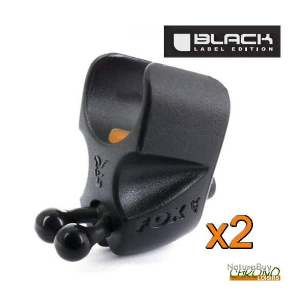 Clip Ligne Fox Black Label Ajustable Rod Clip (par 2)