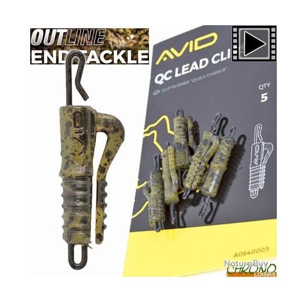 Clip Plomb Avid Carp Quick Change (par 5)