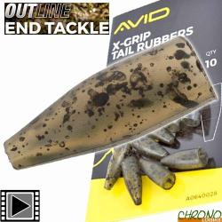 Tétine Avid Carp X-Grip pour Clip Plomb (par 10)